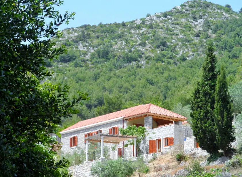 Beautiful, secluded  old stone villa  with pool - Image 1