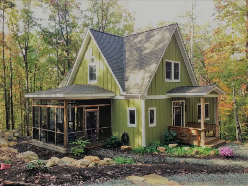 Contemporary rustic home nestled among boulders on 5 wooded acres - Image 1
