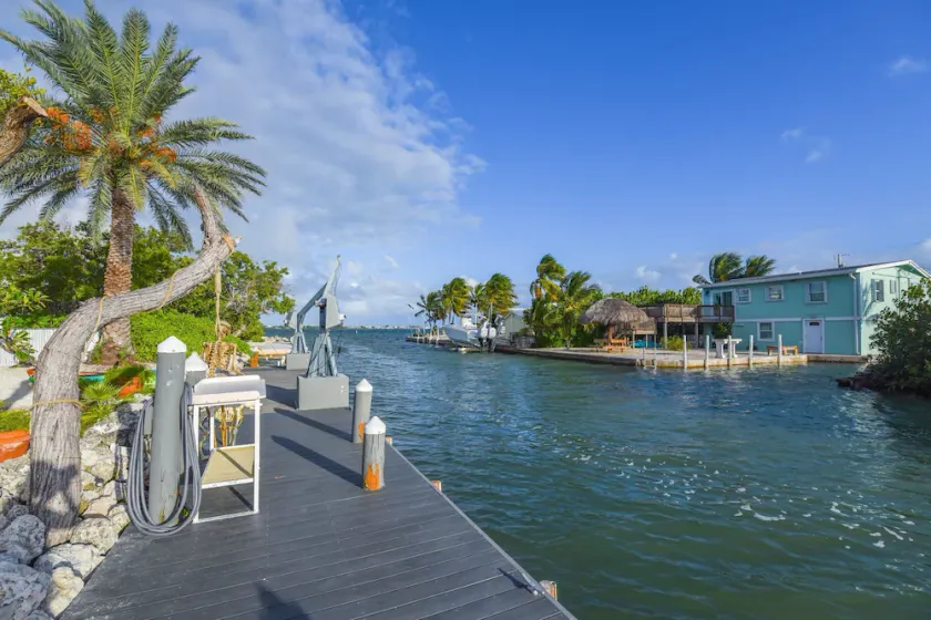 Beautiful Keys Home w/ Open Water Views & 90' Dock - Image 1