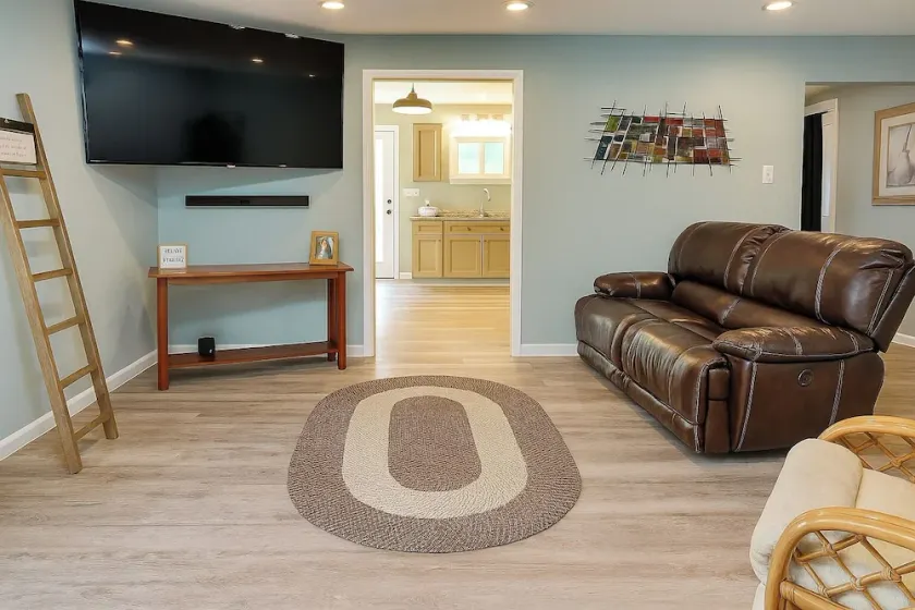 Cozy 2BR Home: With Lake Access & Work Space - Image 1