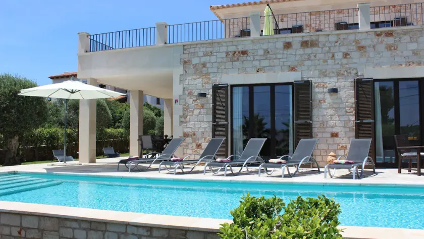 Cala Llombards: Villa neuve avec piscine et vue mer - 200 m de la plage - Image 1