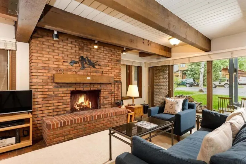 Cottonwoods Unit 1F | Stylish Condo with Excellent West End Location, Wood-Burning Fireplace - Image 1