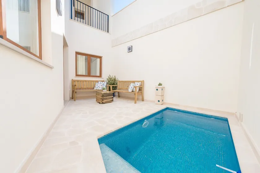 ES CAMPANAR - Ferienhaus mit privaten Pool in Santanyi. WiFi gratis - Image 1