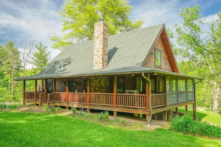 Cabin - 66 Private Acres - 2 Ponds - Frog Water Tree Farm - Image 1