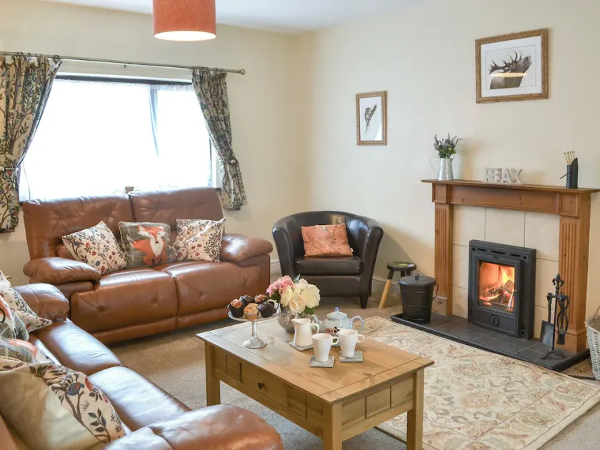 Ideal home from home with a cosy wood burner for those cooler nights. - Image 1
