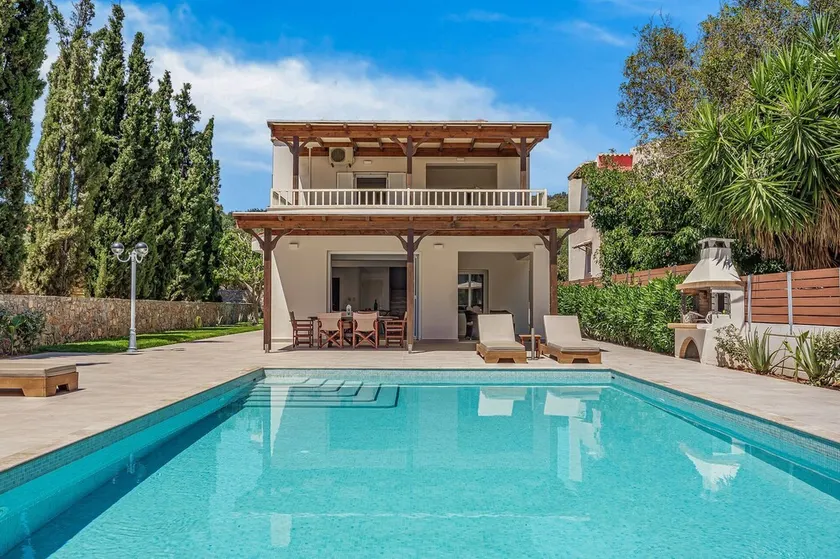 Villa de lujo Hera con piscina privada y hermoso jardín con césped. Sisi, Creta - Image 1