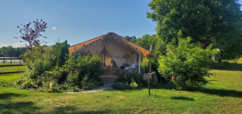Scottland Yard Farm's Honey Suckle Family Glamping Tent - Image 1