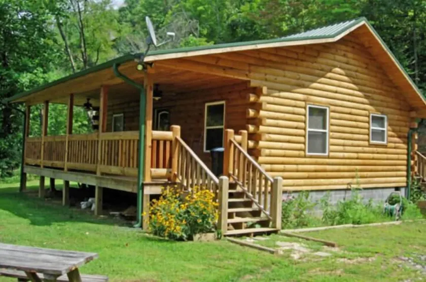 Log Cabin Rental m / Hot Tub, udsigt nær Harrahs Casino, Cherokee & Bryson City NC - Image 1