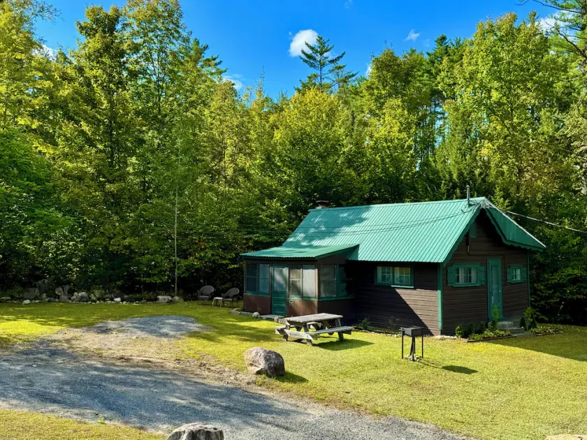Hide-A-Way Cabin, Pool & AC, Authetic Adirondack Cabin Steps from Loon Lake - Image 1