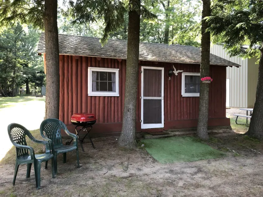 Hyggelig \"Beach\" Cabin i skoven med Pentwater Lake frontage og adgang - Image 1