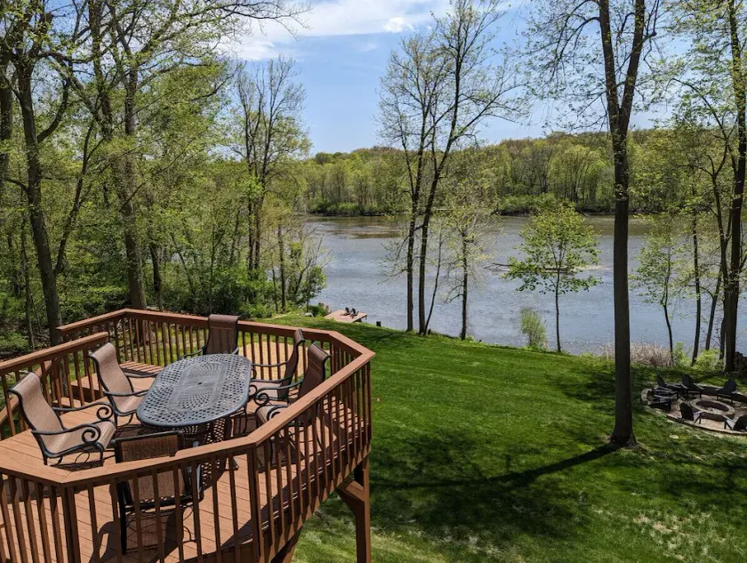 2-Acre Retreat on the Fox River with Spectacular Views & Hot Tub! - Image 1
