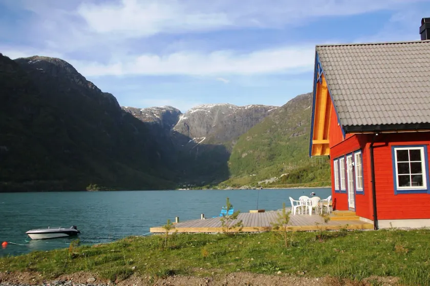 Vacation home in beautiful Fjord Norway - motorboat for hire. - Image 1