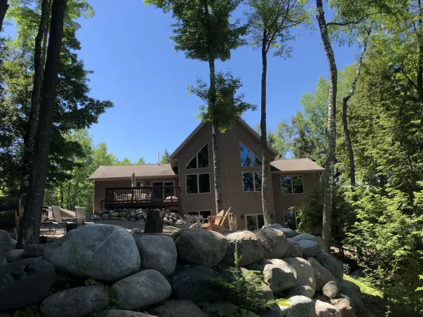 Waterfront Cabin am Crane Lake, Pickerel, WI 4 Schlafzimmer plus Dachboden, 3 Badezimmer - Image 1