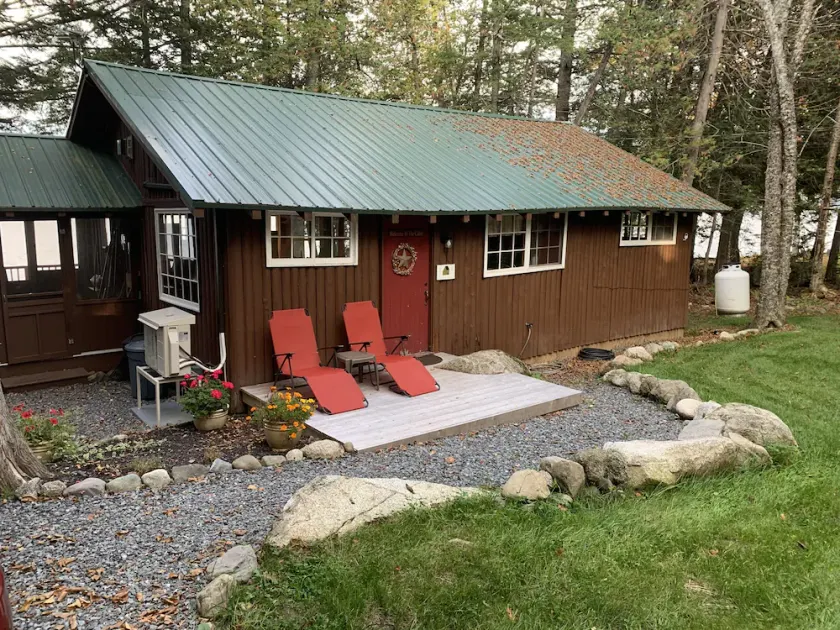 Rustic Maine Camp on shores of Great Moose Lake - Image 1