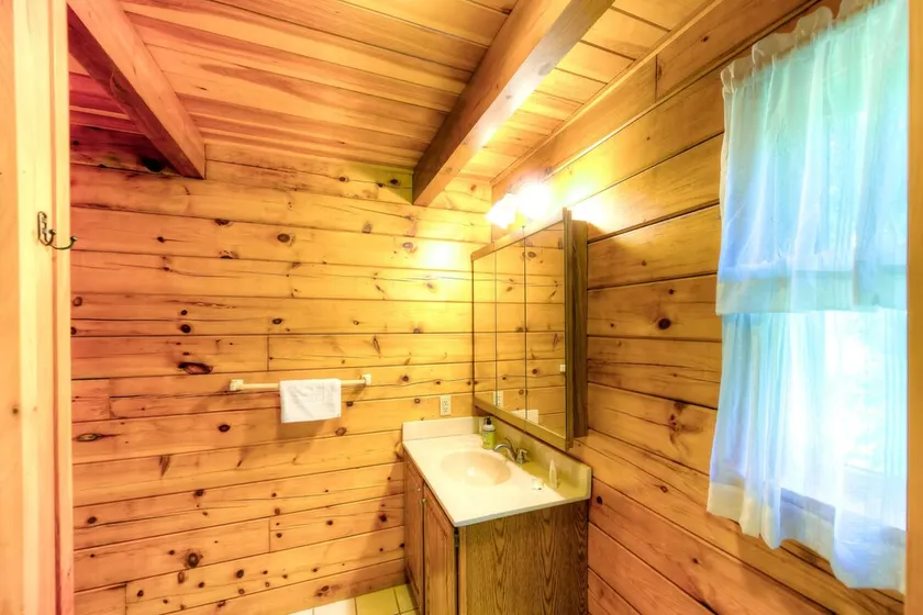 Three-story dog-friendly home with large deck, wood swing, firepit, lawn, & more - Image 1