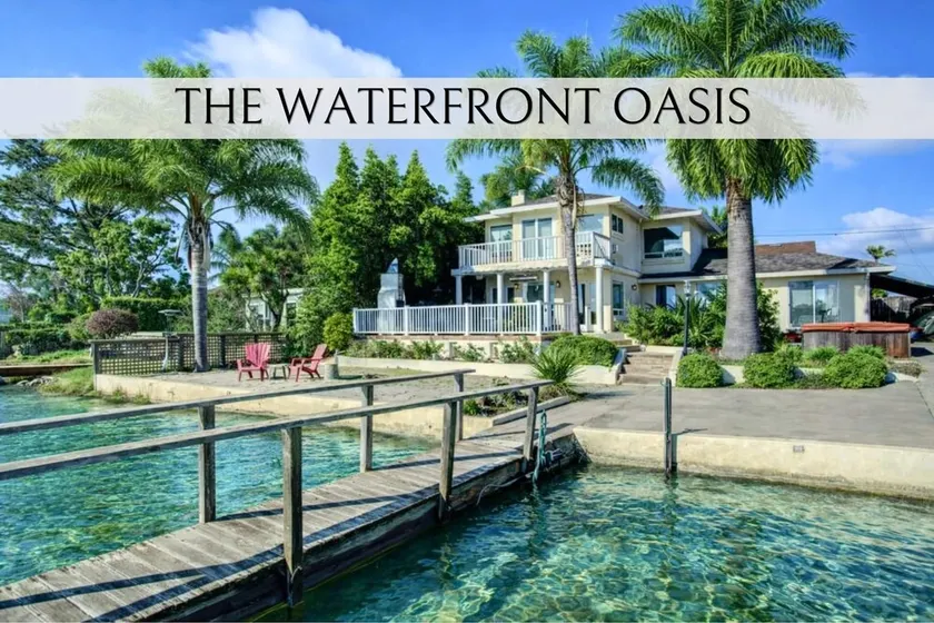 4 BR Haus am Wasser, privater Strand - Image 1