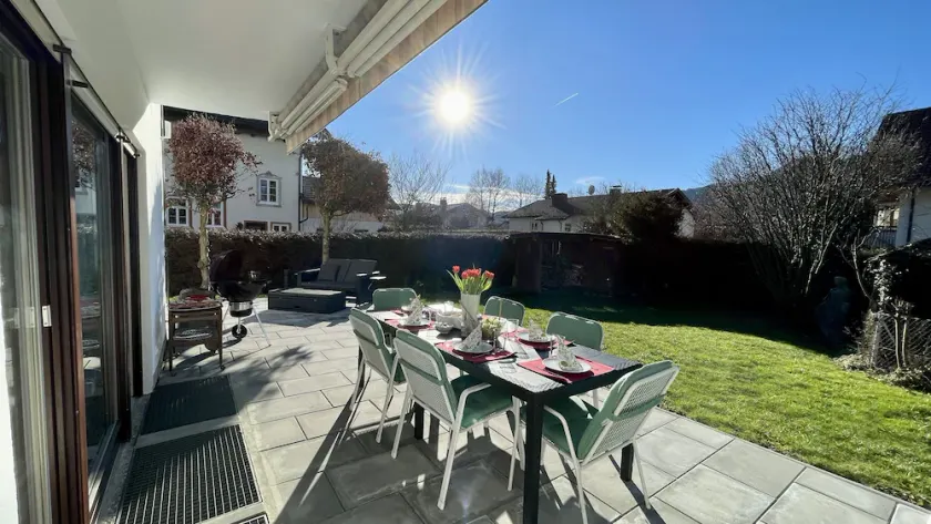 Spacious family apartment with a sauna, fireplace, garden, and terrace near Brauneck - Image 1