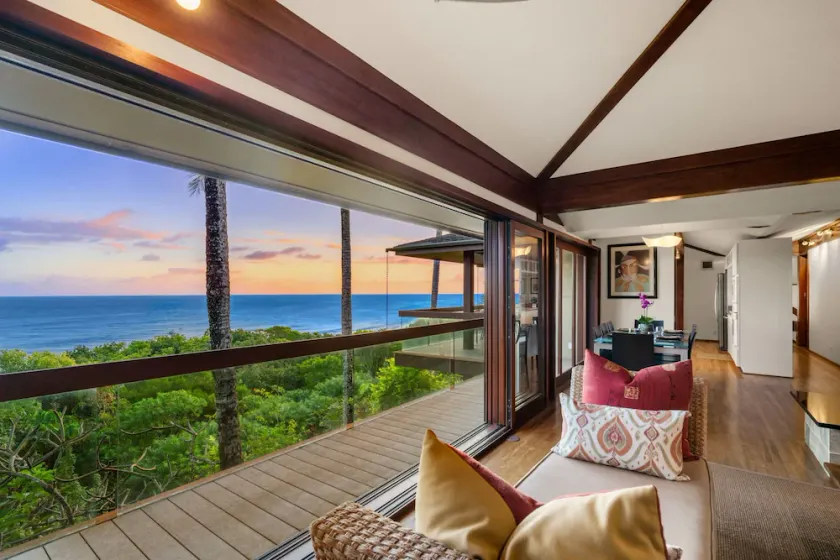 Ocean Bluff, vues spectaculaires, piscine privée / bain à remous.  Cadre tropical luxuriant. - Image 1