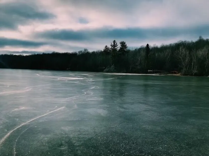 Lakefront Cabin on a Private Lake - only a 0.5 mile from the snowmobile trials! - Image 1