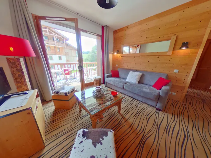 3-Zimmer-Wohnung, 6 Personen, Balkon, nahe Les Saisies - Image 1
