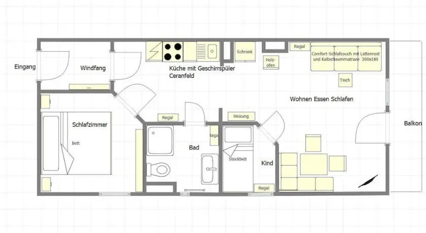 Staudi's ski hut vacation apartment Top4 in hut style directly on the slopes Stove - Image 1