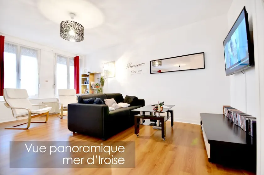 Appart Cosy Brest (La gare) vue mer - Image 1