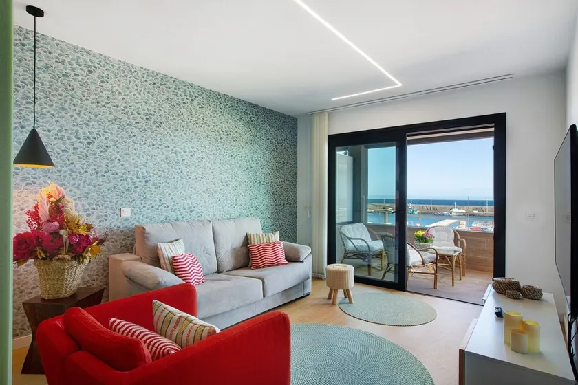 Appartement \"La Casita del Muelle\" avec vue sur la mer, terrasse, balcon et Wi-Fi. - Image 1