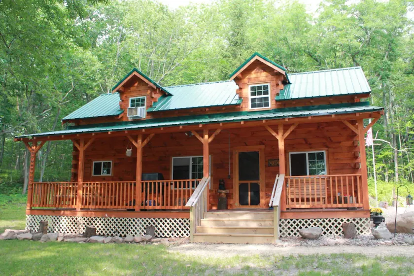 Cozy Authentic Amish Cabin, 5 Acres Of Privacy, 4 Wheel Trail, Snowmobile Trail - Image 1