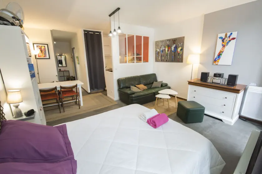 Grandes 36m2 estudio orientado al sur y bordeando la plaza Marcadieu - Image 1