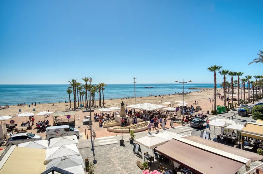 Appartement 'Casa amarilla del mar étage 2' avec vue mer, Wi-Fi et climatisation - Image 1