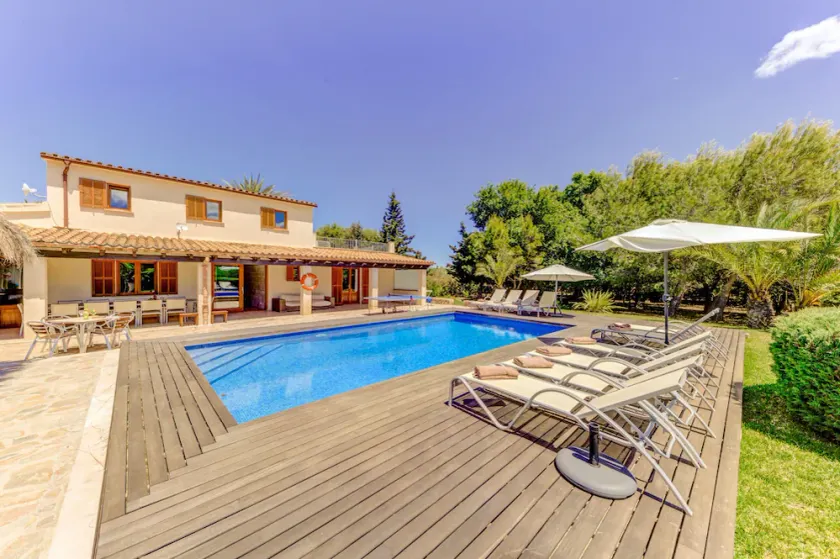 Villa Ponent for 8 people with pool and BBQ in the Pollensa countryside and near the beach. - Image 1