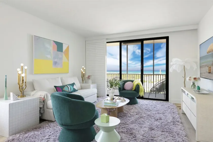Villa Sol: Premium 2BR Beachfront Corner Unit at Beach Villa 2001 - Image 1