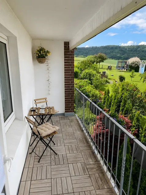 Appartamento panoramico sull'Ith nel Weserbergland – balcone privato e paradiso escursionistico - Image 1