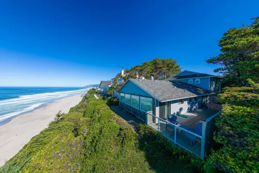 Perfekt visninger fra denne Ocean Front hjem ligger Lincoln City! - Image 1