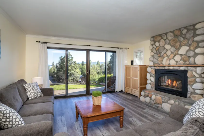 Walk-out patio, lake Access and fireplace - Updated Marina Cay Oasis - Image 1