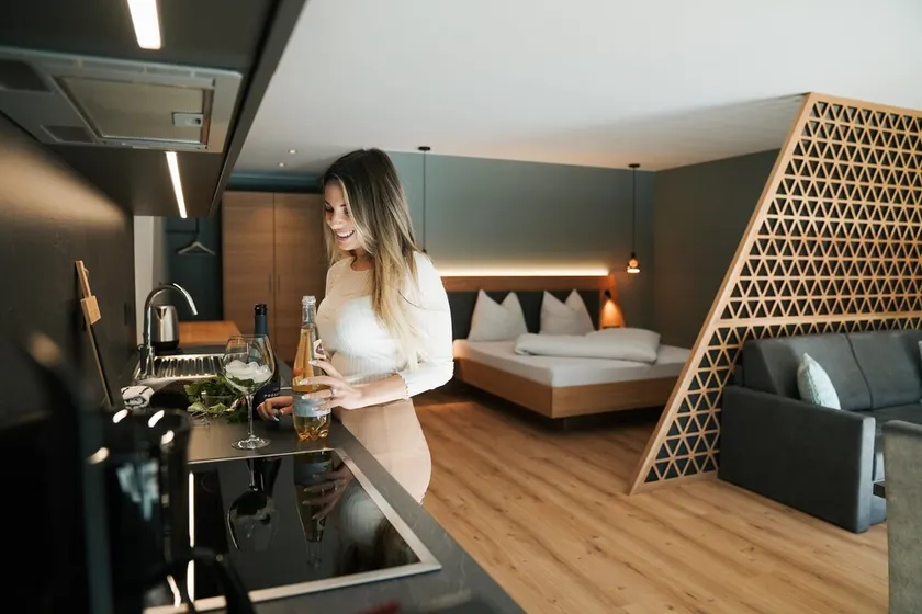 Studio Apartment 'Garden Lodge Exclusive One' with Mountain View, Private Terrace and Wi-Fi - Image 1