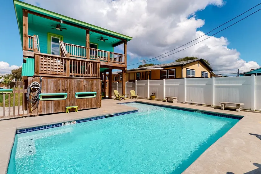 Updated Downtown Home w/ Private Pool & Covered Deck – Walk to Beach - Image 1