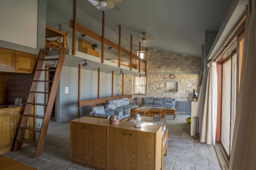 An architect's masonry house,Anavyssos, Attica, with view to Aghios Nikolaos be - Image 1