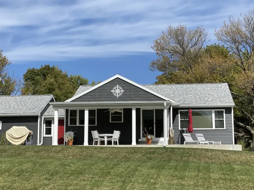 Nautical lakeview home with boat launch across the street from your rental home. - Image 1