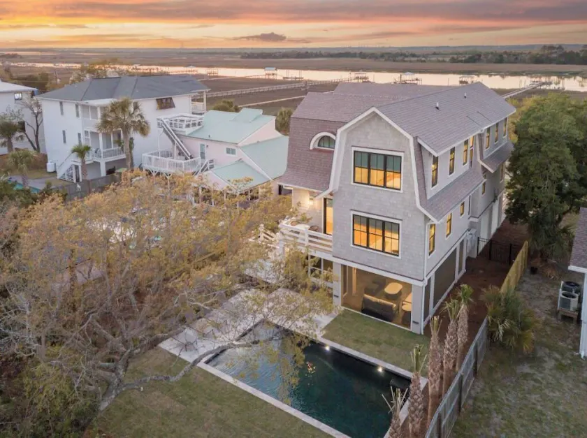 614 Palm Blvd. Brand New Custom Built Home! Pool and Water Views! - Image 1