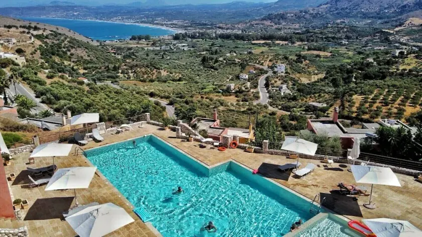 3 room apartment with view Oasis (Rose) above Georgioupolis - Image 1