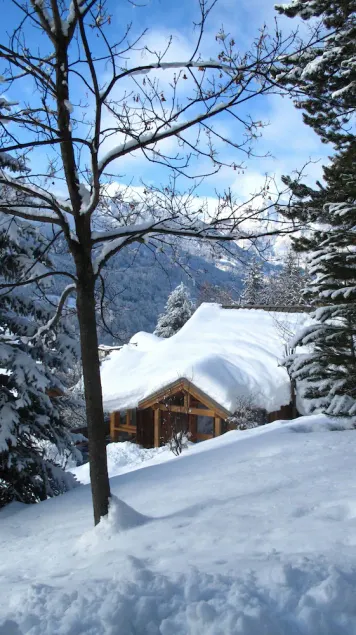 ST Chaffrey: Serre Chevalier 1350: Chalé individual com caráter, terraço virado a sul, vista deslumbrante sobre o vale - Image 1
