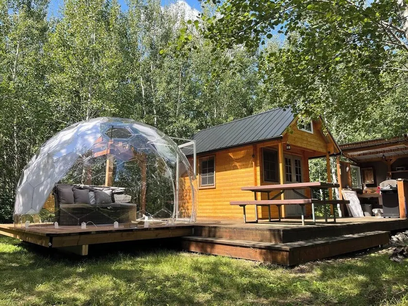 Pine Place with Dome, Solar off-grid, Sauna & Pool - Image 1