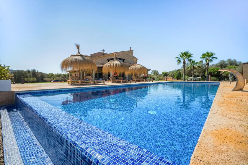 Finca med swimmingpool, legeplads, 5 km fra stranden Es Trenc, Campos, Mallorca - Image 1