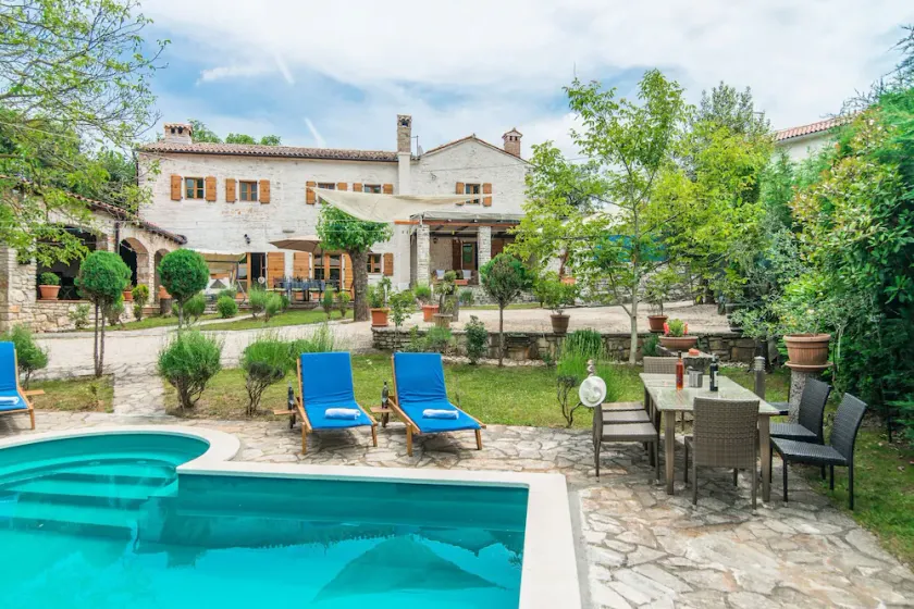 Authentic Istrian Luxury Stone Villa with Private Pool and Charming Green Garden - Image 1