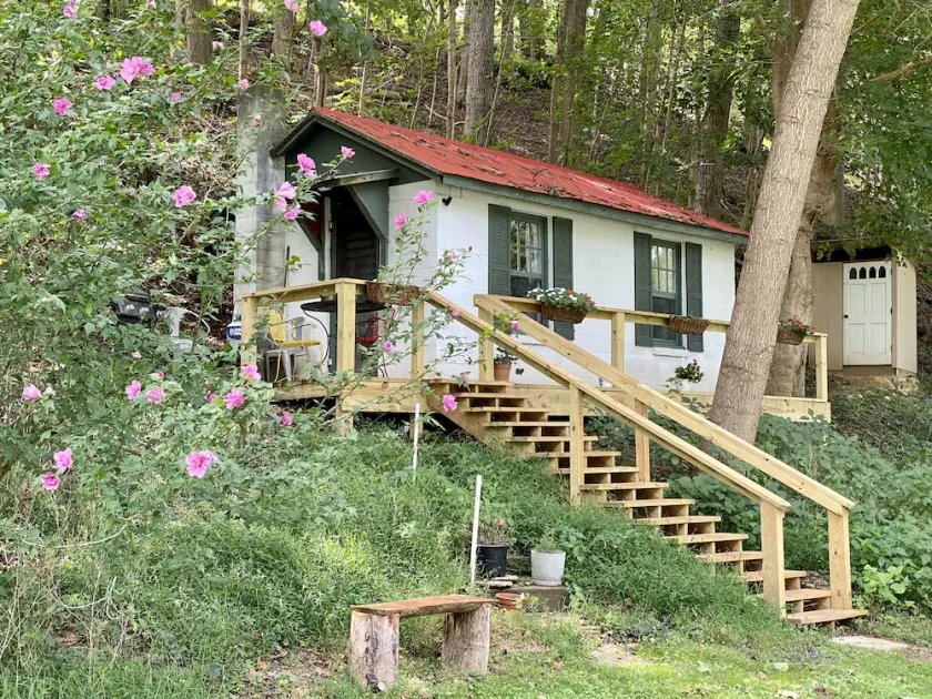 ❤️ Abgelegen 1940er Romantic Tiny House am Fluss - Image 1