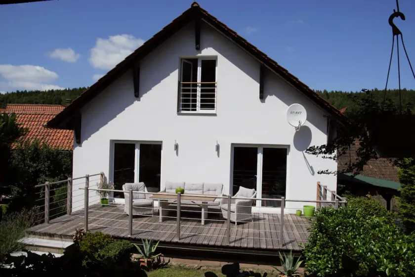 Superior - Holiday home at Engelsbach with pool in the Thuringian Forest near Rennsteig - Image 1