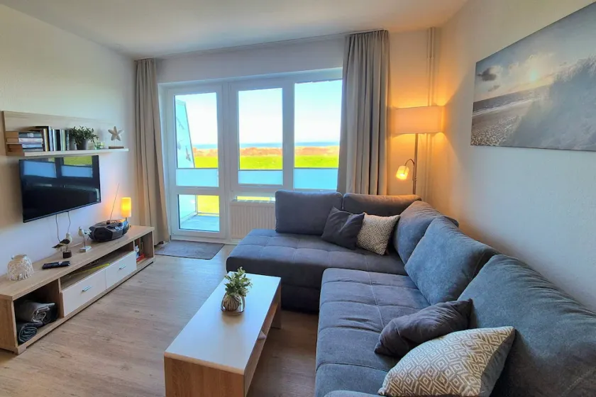 Tolles Maisonette-apartment mit Meerblick und Balkon in Deichlage an der Nordsee - Image 1