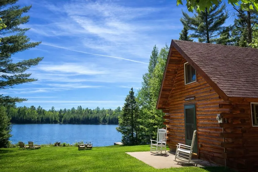 Log Cabin Rental!  Quiet, Peaceful & Private Lakefront.  Dog Friendly! - Image 1