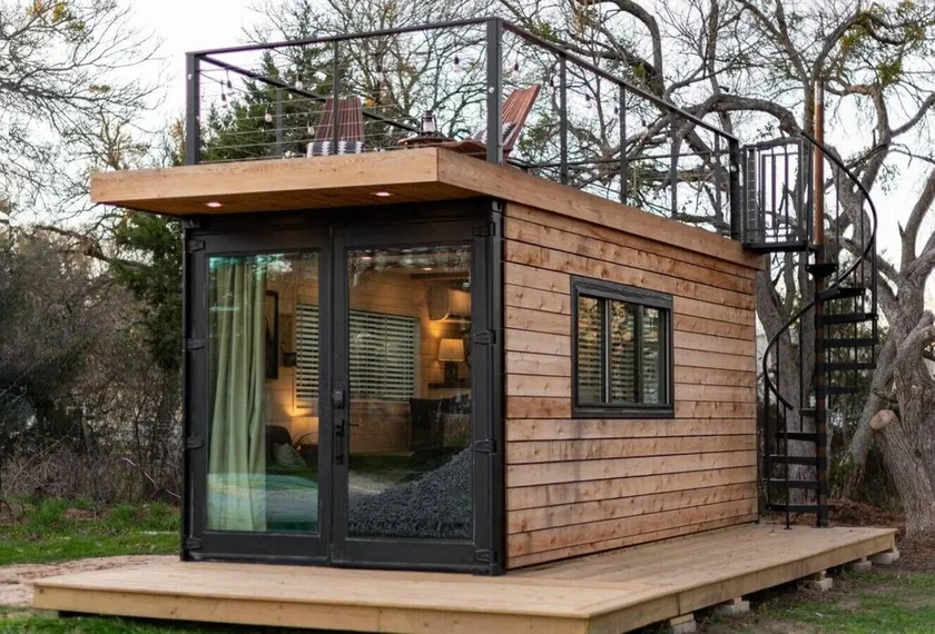 Cozy Tiny Container Home-The Outwest - Image 1